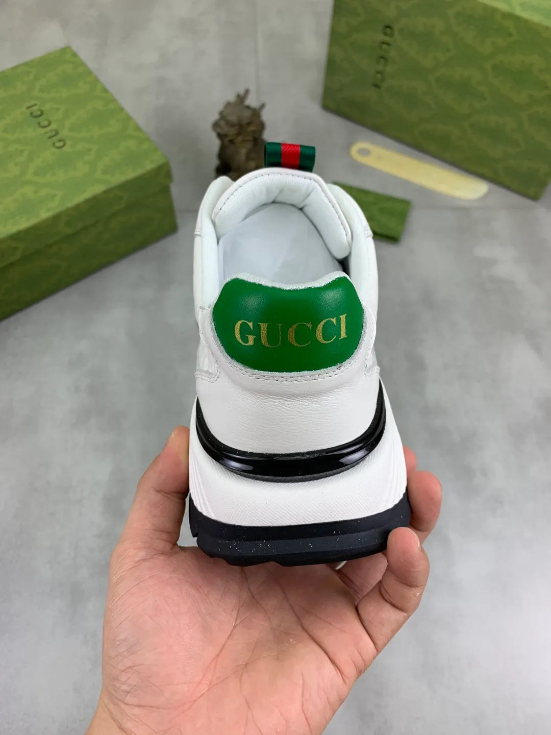 Men's men's shoes 💰P460💰[New model] (GUCCI) official website's latest 🎁🎁casual and fashionable men's shoes👟, hot style 💥 style is simple and elegant, exclusive for trendy men. Unique official website's latest brand double G element Elements 👑 Original Gucci decoration, fashionable and generous, fabric original calfskin ✅ fully imported first-layer pigskin lining, official website designated wear-resistant, lightweight original rubber casual outsole, classic model taken in real life 🎬38-44 (45 customized) 2️⃣ colors available